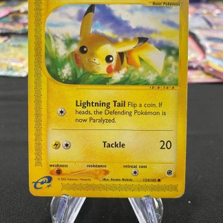 2002 Pokemon Pikachu Expedition 124 of 154 eReader Heavily Played