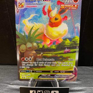 2021 Pokemon Flareon VMAX Sword & Shield Black Star Promo SWSH 180 Full Art Holo Mint