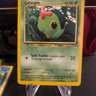 2001 Pokemon Caterpie Neo Discovery 53 of 75 Lightly Played