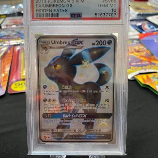 2019 Pokemon Umbreon GX Sun & Moon Hidden Fates #SV69 PSA 10 Gem Mint