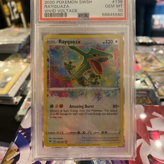 2020 Pokemon Rayquaza Sword & Shield Vivid Voltage #138 PSA 10 Gem Mint