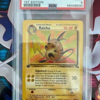 1999 1st Edition Pokemon Raichu Fossil #29 PSA 9 Mint