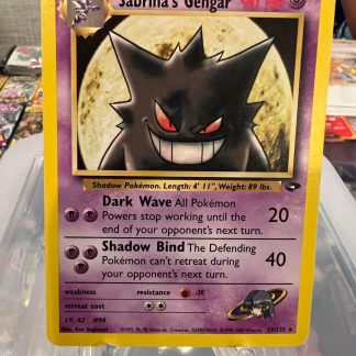 2000 Pokemon Sabrina's Gengar Gym Challenge 29 of 132 Near Mint