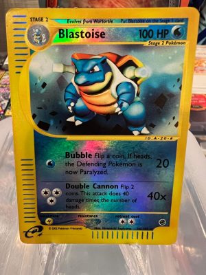 2002 Pokemon Blastoise Expedition 36 of 165 eReader Holo Lightly Played