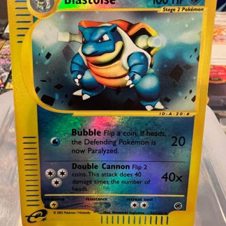 2002 Pokemon Blastoise Expedition 36 of 165 eReader Holo Lightly Played