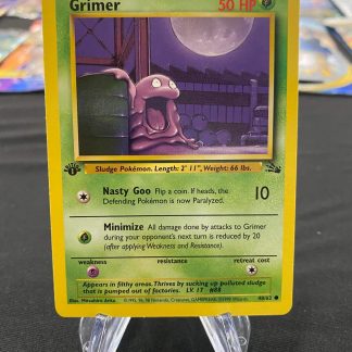 1999 1st Edition Pokemon Grimer Fossil 48 of 62 Near Mint