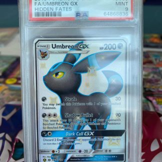 2019 Pokemon Umbreon GX Sun & Moon Hidden Fates #SV69 PSA 9 Mint