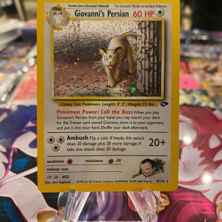 2000 Pokemon Giovanni's Persian Gym Challenge 8 of 132 Holo Mint