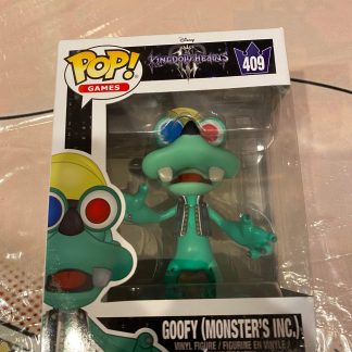 2018 Funko Pop Kingdom of Hearts Goofy Monster's Inc #409 Sealed