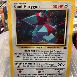 2000 Pokemon Cool Porygon Black Star Promo #15 Holo Sealed