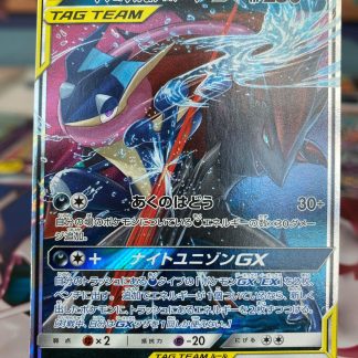 2019 Japanese Pokemon Greninja & Zoroark Full Art Tag Team All Star 072 of 173 RR SM12a Holo Near Mint