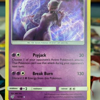 2019 Pokemon Mewtwo Detective Pikachu 12 of 18 Lightly Played