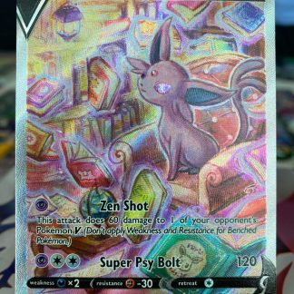2021 Pokemon Espeon V Evolving Skies Alternate Full Art 180 of 203 Holo Mint