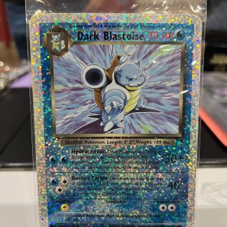 2002 Pokemon Dark Blastoise Legendary Collection Box Topper S2 of S4 Holo Moderately Played
