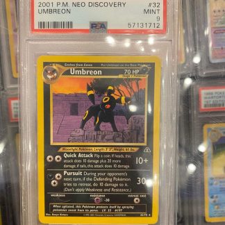 2001 Pokemon Umbreon Neo Discovery #32 PSA 9 Mint