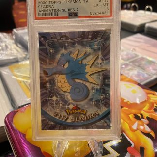 2000 Topps Pokemon Seadra TV Animation Series 2 #117 PSA 6 Excellent Mint