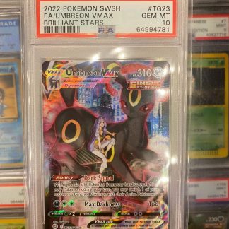 2022 Pokemon Umbreon Vmax Sword & Shield Brilliant Stars #TG23 PSA 10 Gem Mint
