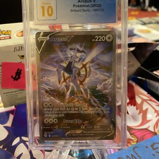 2022 Pokemon Arceus V Brilliant Stars 166 of 172 CGC 10 Pristine