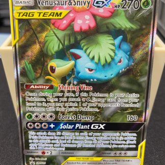 2019 Pokemon Venusaur & Snivy GX Full Art Sun & Moon Promos SM229 Holo Near Mint