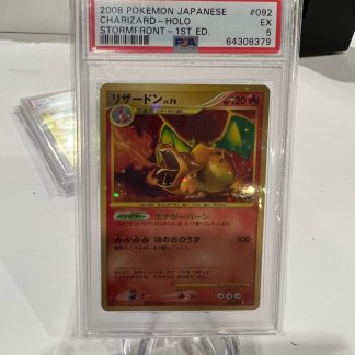 2008 1st Edition Japanese Pokemon Charizard #092 Holo PSA 5 Excellent Stormfront