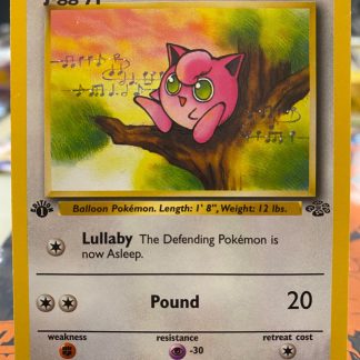 1999 Pokemon 1st Edition Jigglypuff None Holo 54 of 64 Lightly Played