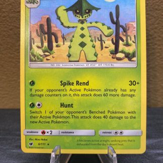 2017 Pokemon Cacturne Crimson Invasion None Holo 6 Of 111 Near Mint