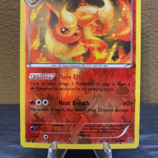 2015 Pokemon Flareon Ancient Origins Reverse Holo 13 of 98 Mint