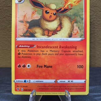 2020 Pokemon Flareon Vivid Voltage None Holo 026 of 185 Mint