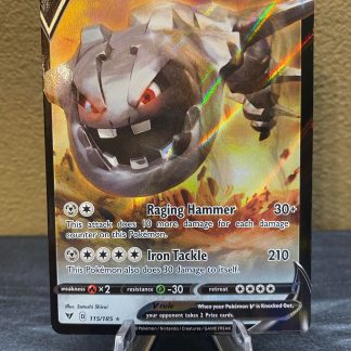 2020 Pokemon Steelix V Vivid Voltage Full Art Holo 115 of 185 Mint