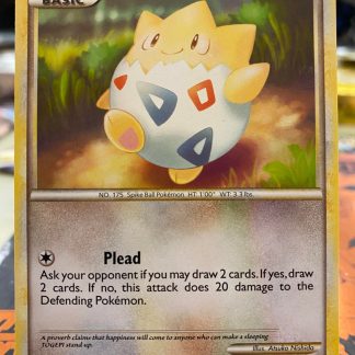 2010 Pokemon Togepi Undaunted None Holo 70 of 90 Lightly Played