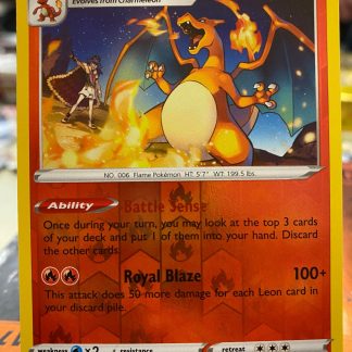 2020 Pokemon Charizard Vivid Voltage Reverse Holo 025 of 185 Mint