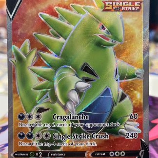 2021 Pokemon Tyranitar V Battle Styles Full Art Holo 154 of 163 Mint