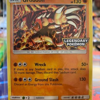 2018 Pokemon Groudon Legendary Stamped Promo Card 81 of 168 Mint Sealed