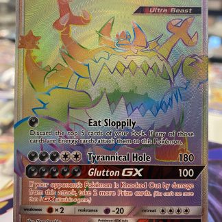 2017 Pokemon Guzzlord GX Crimson Invasion Full Art Holo 116 of 111 Mint