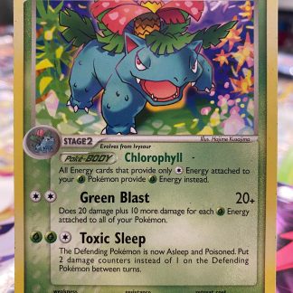 2006 Pokemon Venusaur Crystal Guardians None Holo 28 of 100 Moderate Played