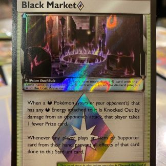 2019 Pokemon Trainer Stadium Black Market Prism Star Holo 134 of 181 Mint