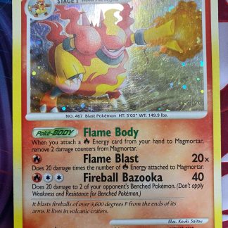 2007 Pokemon Magmortar Secret Wonders Holo 31 of 132 Lightly Played