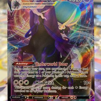 2021 Pokemon Shadow Rider Calyrex Vmax Chilling Reign Full Art Holo 075 of 198 Mint