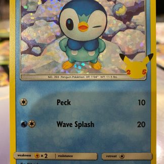 2021 Pokemon Piplup McDonald's Collection Holo 20 of 25 Mint