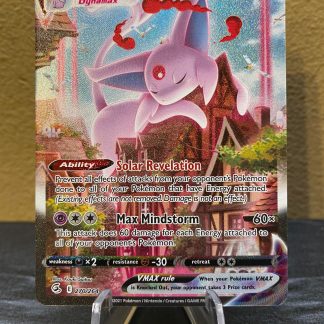 2021 Pokemon Espeon Vmax Sword & Shield Fusion Strike 270 of 264 Mint