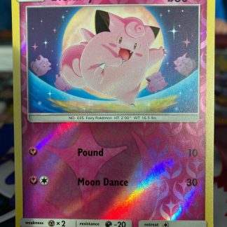 2019 Pokemon Clefairy Hidden Fates Reverse Holo 39 of 68 Mint