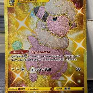 2021 Pokemon Flaaffy SWSH Fusion Strike Secret Full Art Holo 280 of 264 Mint