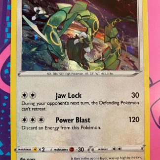 2020 Pokemon Rayquaza Sword & Shield SWSH029 Holo Mint