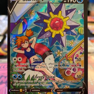 2022 Pokemon Starmie V Astral Radiance Full Art Holo TG13 of TG30 Mint