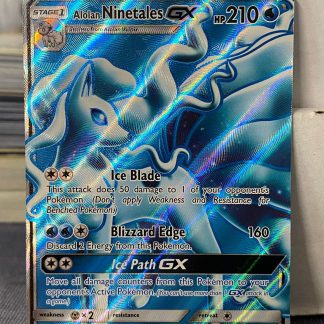 2017 Pokemon Alolan Ninetales GX Sun & Moon Guardians Rising Full Art Holo 132 of 145 Mint