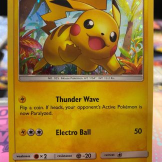 2017 Pokemon Pikachu Black Star Promo Holo SM76 Near Mint