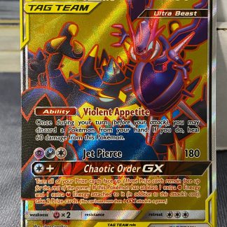 2019 Pokemon Naganadel & Guzzlord GX Sun & Moon Cosmic Eclipse 223 of 236 Mint