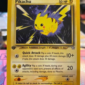 2000 Pokemon Pikachu 1st Edition Neo Genesis None Holo 70 of 111 Lightly Played