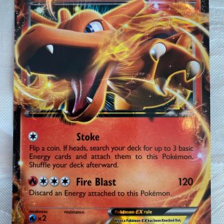 2014 Pokemon Charizard EX Flashfire Full Art Holo 11 of 106 Moderate Played