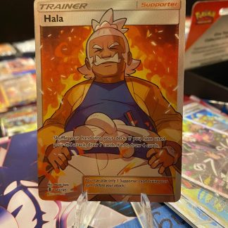 2017 Pokemon Hala Supporter Full Art Sun & Moon Guardian Rising 143 of 145 Mint